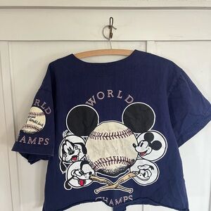 Vintage Disney Store Mickey Baseball Jersey
